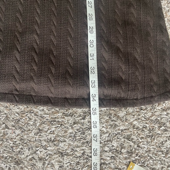 Max + Ash Brown Flare Sleeve Knit Dress - Picture 9 of 10